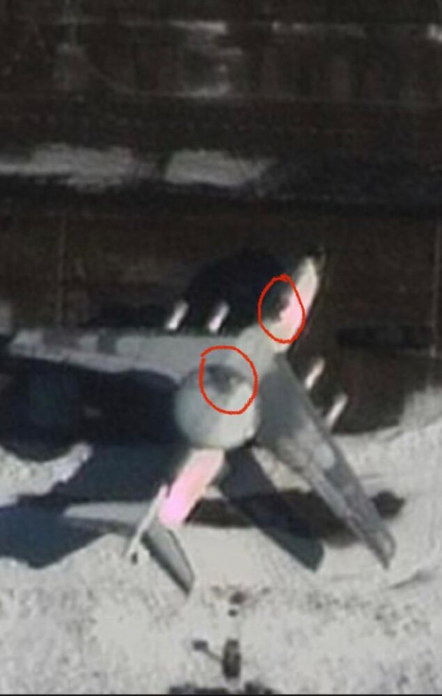 هواپیمای چند صد میلیون دلاری روسیه پس از حمله پهپادی / عکس