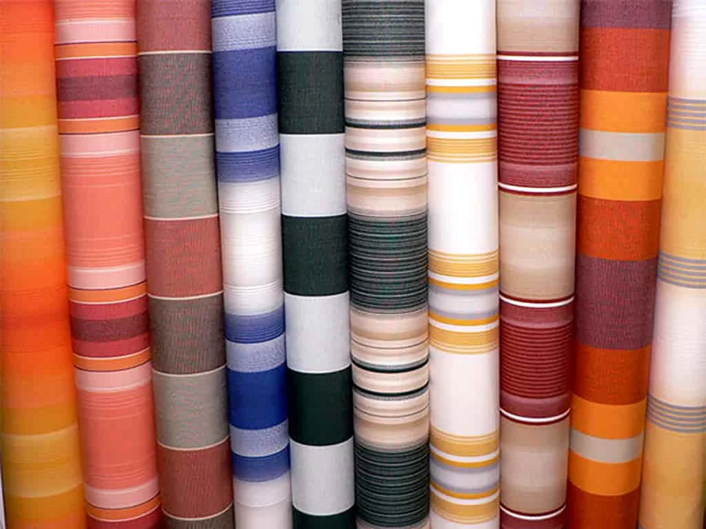Types of different models of PVC fabric and its use in awnings