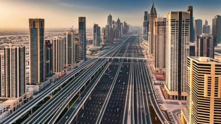 طولانی ترین خیابان دبی کدام است؟ (بزرگراه شیخ زاید)