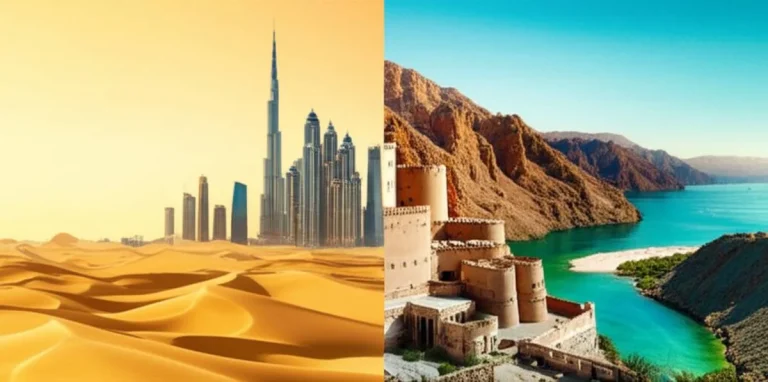 دهکده حتی کجاست؟ دبی یا عمان؟ (موقعیت دقیق و نهایی)